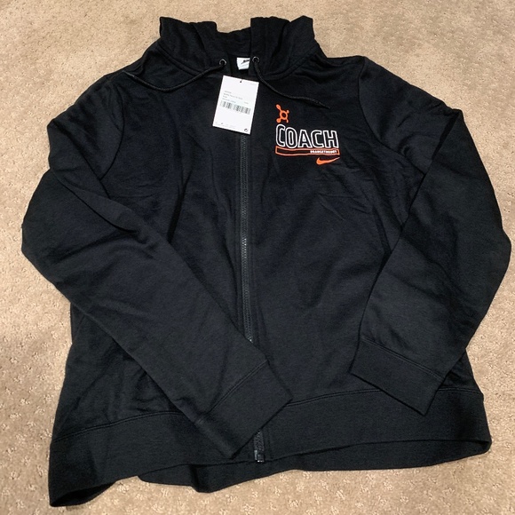 Nike Tops - Orange Theory Coach Hoodie Full Zip